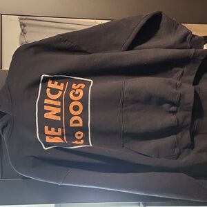 Be Nice to Dogs Hoodie XL
